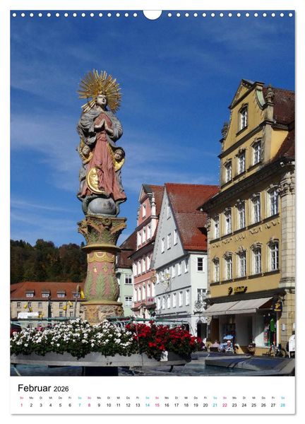 Produktbild: Stauferstadt Schw&auml;bisch Gm&uuml;nd (Wandkalender 2026 DIN A3 hoch), CALVENDO Monatskalender