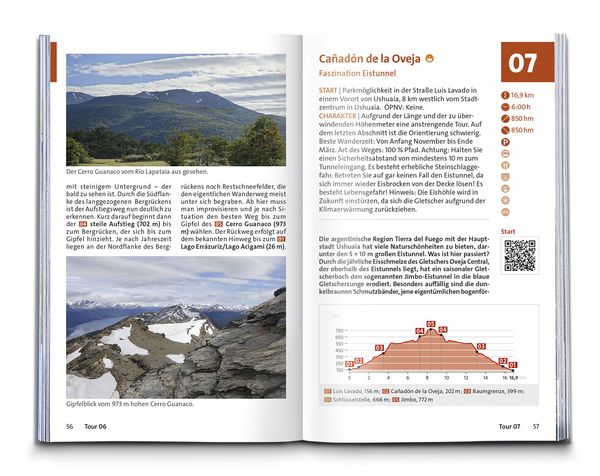 Produktbild: KOMPASS Wanderf&uuml;hrer Patagonien und Feuerland, 55 Touren mit Extra-Tourenkarte