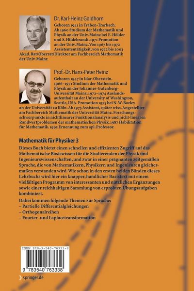 Produktbild: Mathematik f&uuml;r Physiker 3