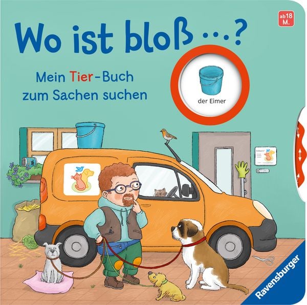Wo ist bloß ...? - Mein Tier-Buch zum Sachen suchen, Gebundene Ausgabe von Kathrin Lena Orso, Ravensburger Verlag GmbH, 9783473420506