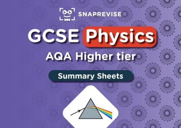 Produktbild: SnapRevise GCSE AQA Physics Higher Summary Sheets