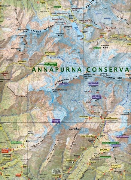 Produktbild: Annapurna, Naar & Phu 1:125 000 NP107