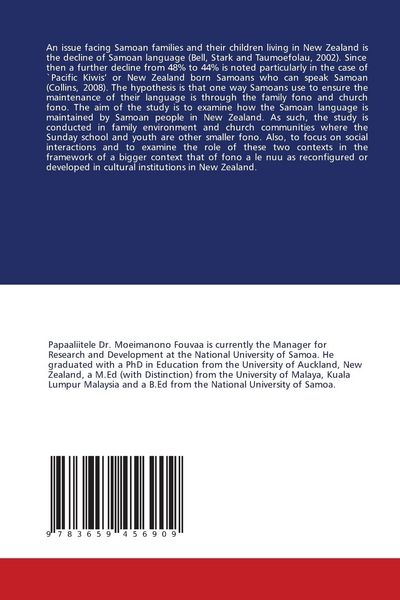Produktbild: Reconfiguration of fono for the maintenance of Samoan Language