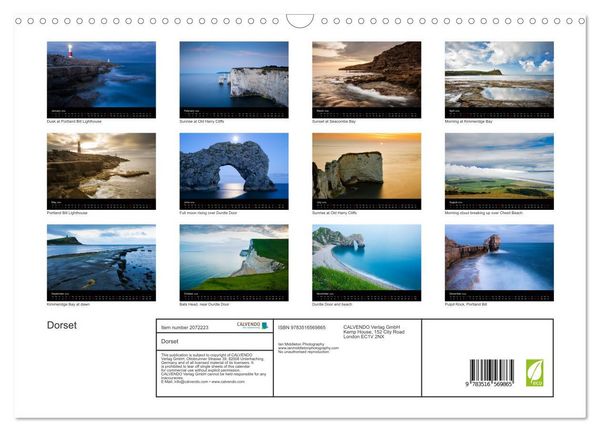 Produktbild: Dorset (Wall Calendar 2026 DIN A3 landscape), CALVENDO 12 Month Wall Calendar