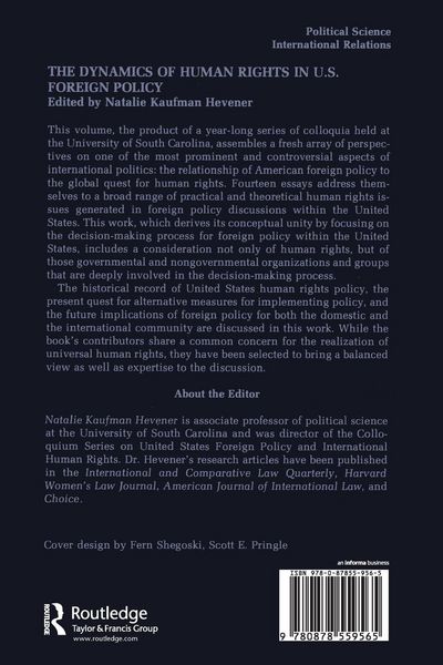 Produktbild: The Dynamics of Human Rights in United States Foreign Policy