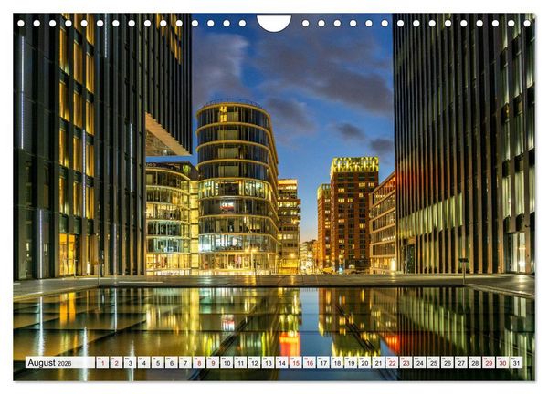 Produktbild: Landeshauptstadt D&uuml;sseldorf (Wandkalender 2026 DIN A4 quer), CALVENDO Monatskalender