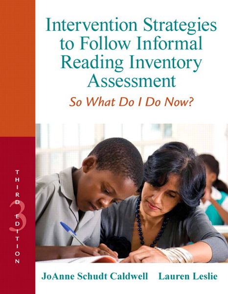 Produktbild: Intervention Strategies to Follow Informal Reading Inventory Assessment: So What Do I Do Now?