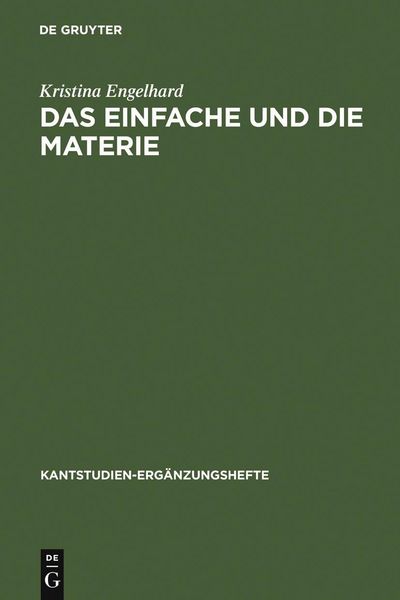 Produktbild: Das Einfache und die Materie