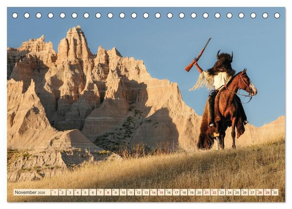 Produktbild: Sioux Im Lande von Sitting Bull (Tischkalender 2026 DIN A5 quer), CALVENDO Monatskalender