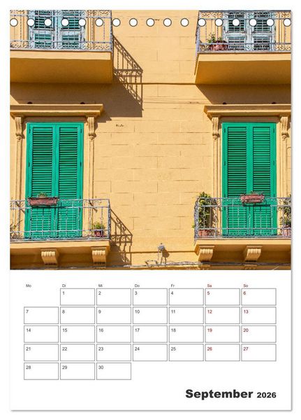 Produktbild: Messina - Reiseplaner (Tischkalender 2026 DIN A5 hoch), CALVENDO Monatskalender