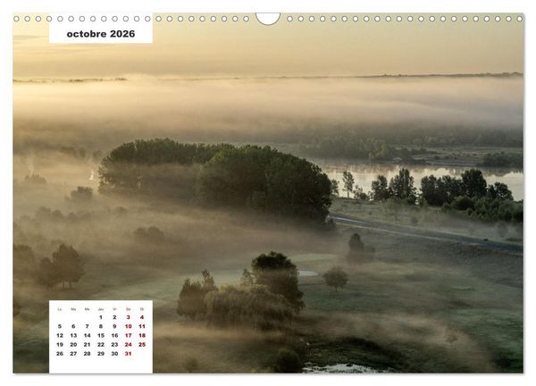 Produktbild: D&eacute;couverte de la Loire vue du ciel (Calendrier mural 2026 DIN A3 vertical), CALVENDO calendrier mensuel