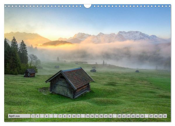 Produktbild: Wundersch&ouml;nes Bayern (Wandkalender 2026 DIN A3 quer), CALVENDO Monatskalender