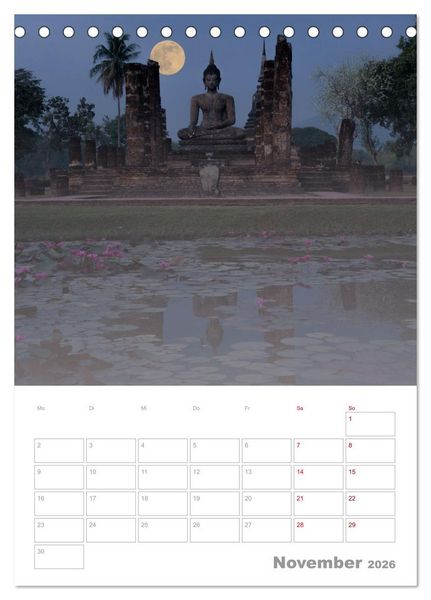 Produktbild: VOLLMOND-Planer - Im Licht der Nacht (Tischkalender 2026 DIN A5 hoch), CALVENDO Monatskalender