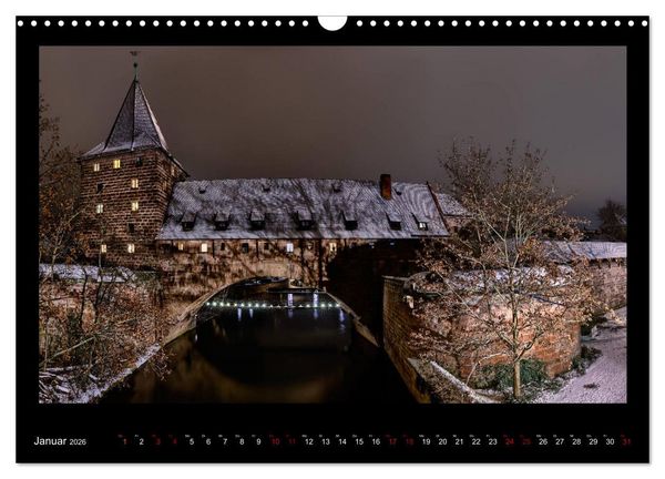 Produktbild: Historisches N&uuml;rnberg (Wandkalender 2026 DIN A3 quer), CALVENDO Monatskalender
