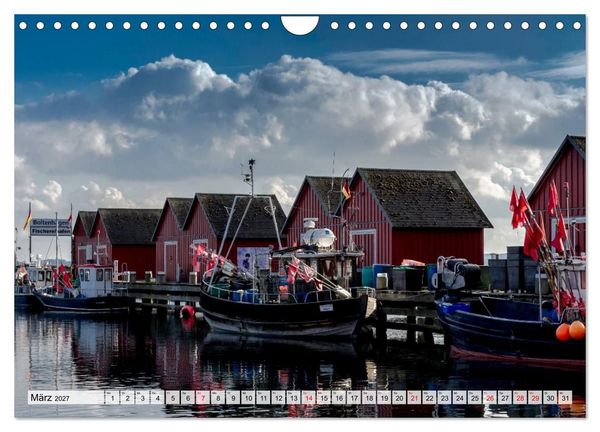 Produktbild: Ostsee Ahoi - Gro&szlig;e Schiffe, kleine Boote (Wandkalender 2027 DIN A4 quer), CALVENDO Monatskalender