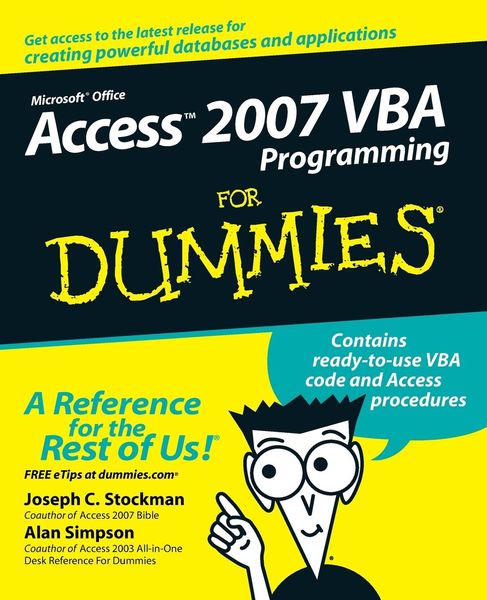 Produktbild: Access 2007 VBA Programming for Dummies