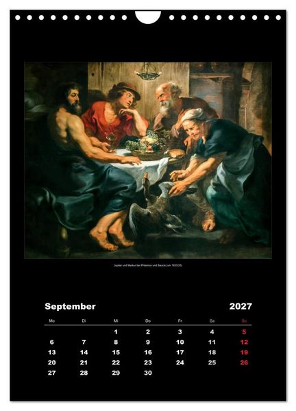Produktbild: Peter Paul Rubens - Rubens (Wandkalender 2027 DIN A4 hoch), CALVENDO Monatskalender