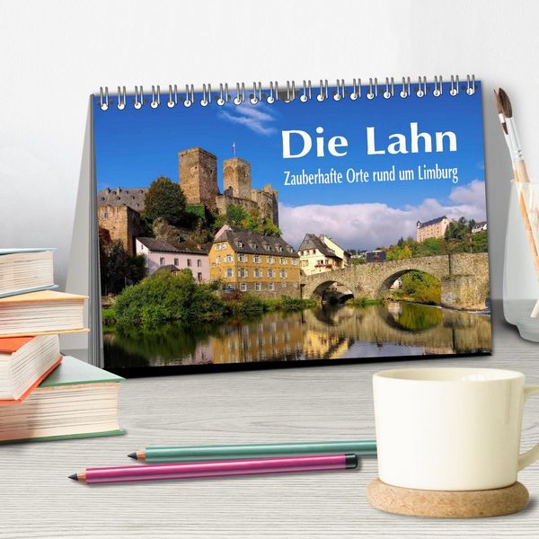 Produktbild: Die Lahn - Zauberhafte Orte rund um Limburg (Tischkalender 2026 DIN A5 quer), CALVENDO Monatskalender