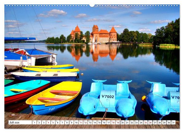 Produktbild: Traumhaftes Trakai (Wandkalender 2026 DIN A2 quer), CALVENDO Monatskalender