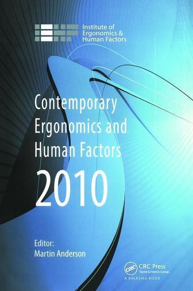 Produktbild: Anderson, M: Contemporary Ergonomics and Human Factors 2010