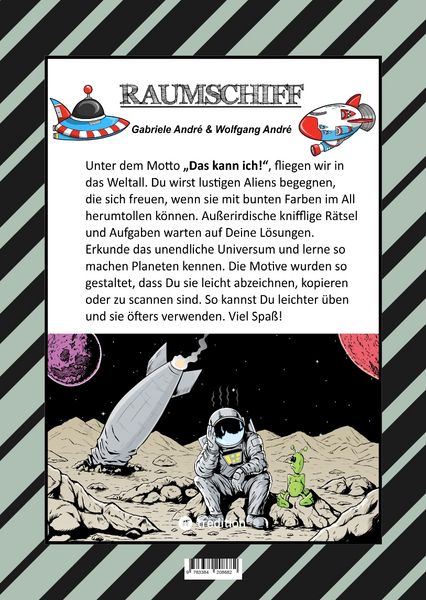 Produktbild: Craftbook - 100 Science Fiction Motive - Alien - Raumfahrt - Ufo - Astronauten - Knifflige R&auml;tsel - Ausserirdische Aufgaben - Universum