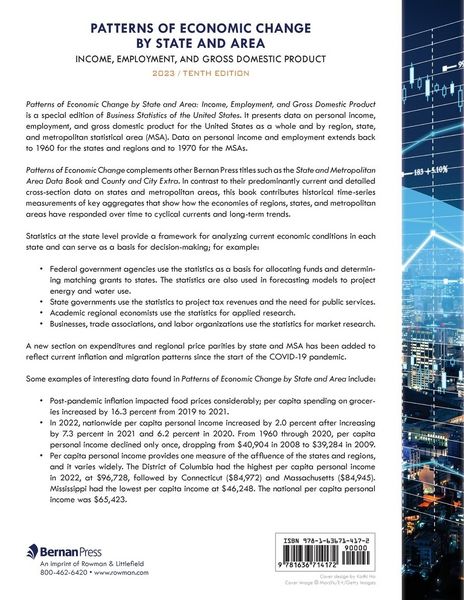 Produktbild: Patterns of Economic Change by State and Area 2023