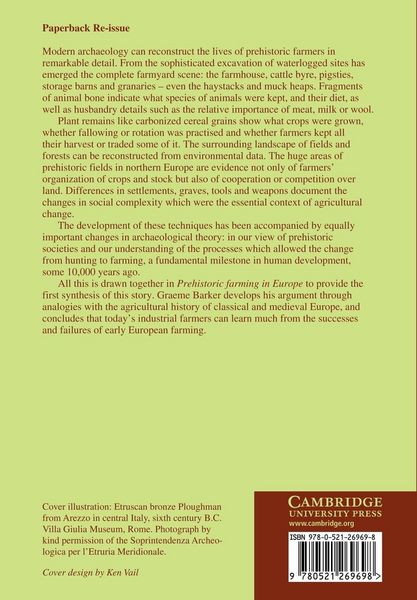 Produktbild: Prehistoric Farming in Europe