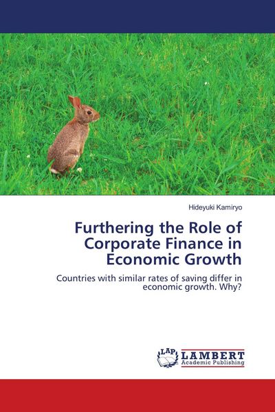 Produktbild: Furthering the Role of Corporate Finance in Economic Growth