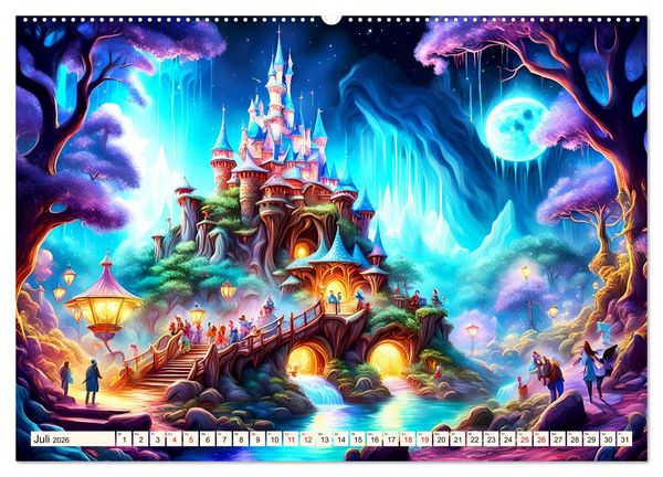 Produktbild: Verzauberte Schl&ouml;sser (Wandkalender 2026 DIN A2 quer), CALVENDO Monatskalender