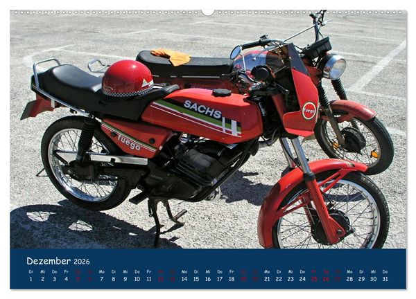 Produktbild: Vintage Mopeds (Wandkalender 2026 DIN A2 quer), CALVENDO Monatskalender