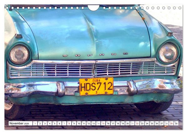 Produktbild: Ford Taunus P2 - 17M - Ein Klassiker aus K&ouml;ln in Kuba (Wandkalender 2026 DIN A4 quer), CALVENDO Monatskalender
