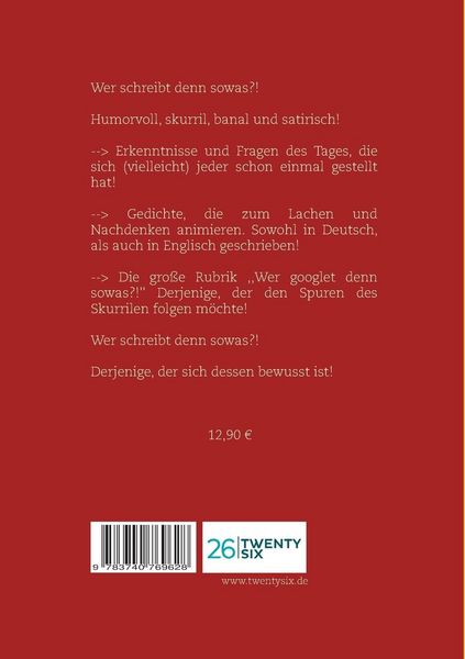 Produktbild: Wer schreibt denn sowas?!