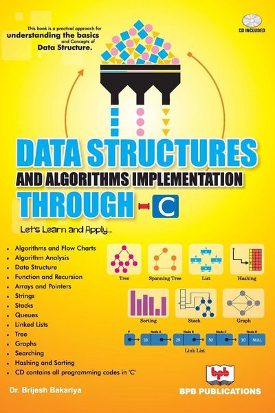 Produktbild: DATA STRUCTURE AND ALGORITHM THROUGH C