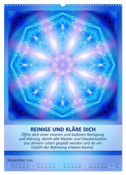 Produktbild: Light Energy Mandalas - Kalender - Vol. 2 (Wandkalender 2026 DIN A2 hoch), CALVENDO Monatskalender