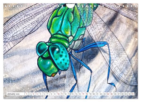 Produktbild: Graffiti art all over the world (Wall Calendar 2026 DIN A4 landscape), CALVENDO 12 Month Wall Calendar