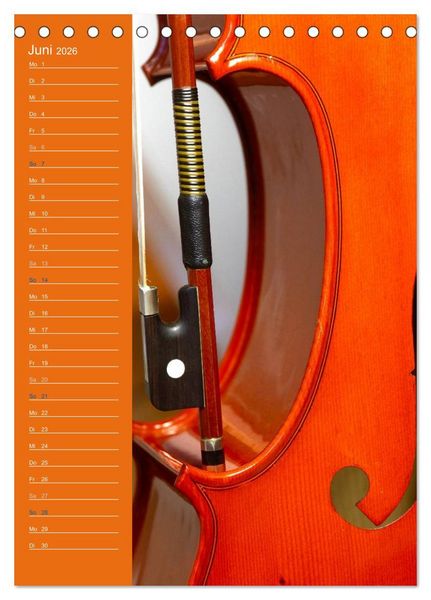 Produktbild: Geliebtes Cello (Tischkalender 2026 DIN A5 hoch), CALVENDO Monatskalender