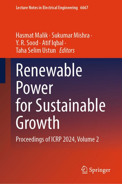 Produktbild: Renewable Power for Sustainable Growth