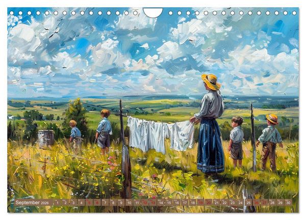 Produktbild: Life on a Farm in Old America (Wall Calendar 2026 DIN A4 landscape), CALVENDO 12 Month Wall Calendar