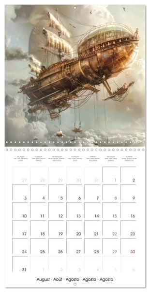 Produktbild: Steampunk - Mechanical World (Wall Calendar 2026 12 &times; 12 Inch) CALVENDO 12 Month Wall Calendar