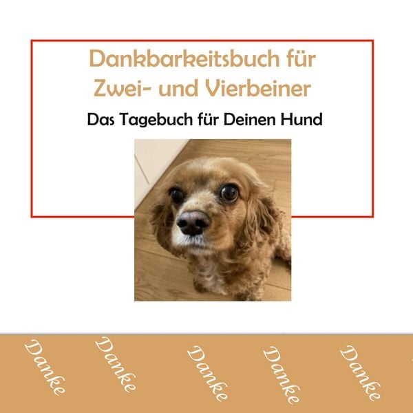 Produktbild: Dankbarkeitsbuch f&uuml;r Zwei- und Vierbeiner