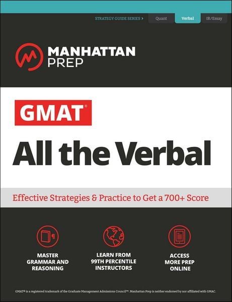 Produktbild: GMAT All the Verbal