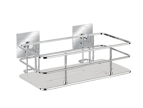 Produktbild: Turbo-Loc&reg; Edelstahl Wandablage Quadro, rostfrei, Befestigen ohne bohren
