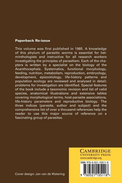 Produktbild: Biology of the Acanthocephala