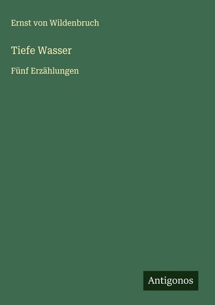 Produktbild: Tiefe Wasser