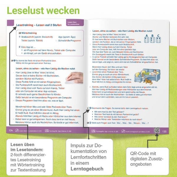 Produktbild: ABC der Tiere 3 Neubearbeitung &ndash; Lesebuch silbierte Ausgabe