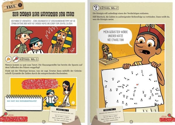 Produktbild: Sherlock Holmes f&uuml;r Kids &ndash; Die 10 geheimnisvollen F&auml;lle des Sherlock Holmes in &Auml;gypten