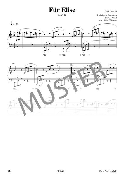 Produktbild: Piano Piano 1 mittelschwer + 3 CDs
