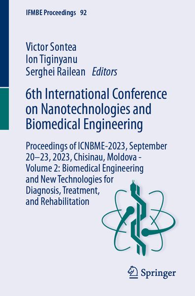 Produktbild: 6th International Conference on Nanotechnologies and Biomedical Engineering