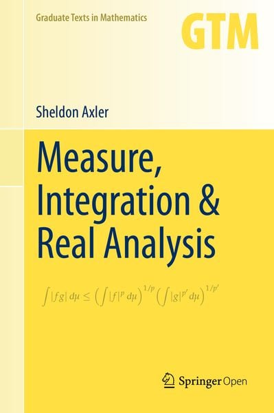 Produktbild: Measure, Integration & Real Analysis