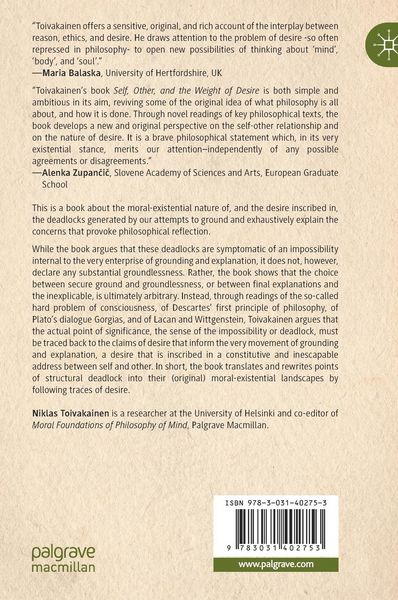 Produktbild: Self, Other, and the Weight of Desire
